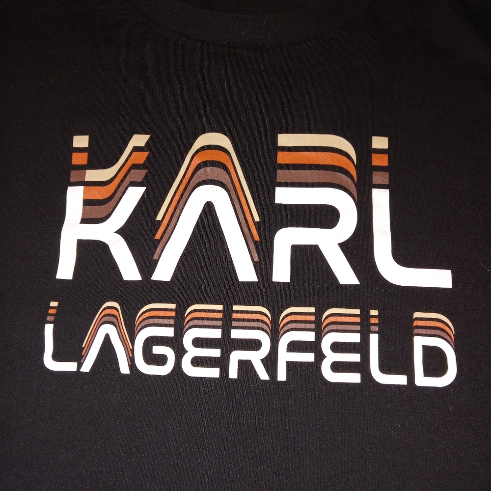Karl Lagerdeld Black Short Sleeve Tshirt XXL - Picture 7 of 8